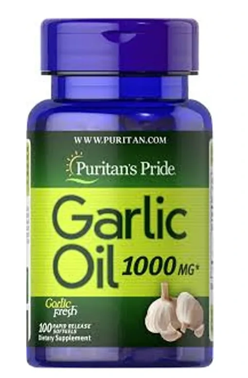 garlic oil 1000 mg 100 softgels garlic oil 1000 mg 100 softgels